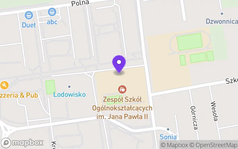 Lokalizacja: Liceum Ogólnokształcące w Pawłowicach