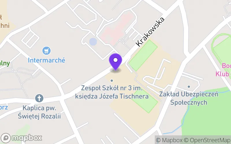Lokalizacja: I Liceum Ogólnokształcące dla Dorosłych w Zespole Szkół nr 3 im. Ks. Prof. Józefa Tischnera w Bochni, Ul. Krakowska 20