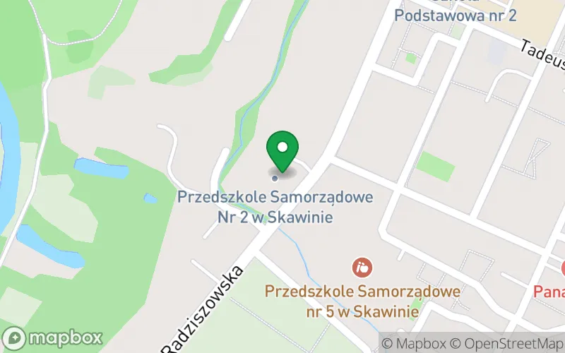 Lokalizacja: Przedszkole Samorządowe nr 2 z Oddziałami Integracyjnymi i Specjalnymi w Skawinie