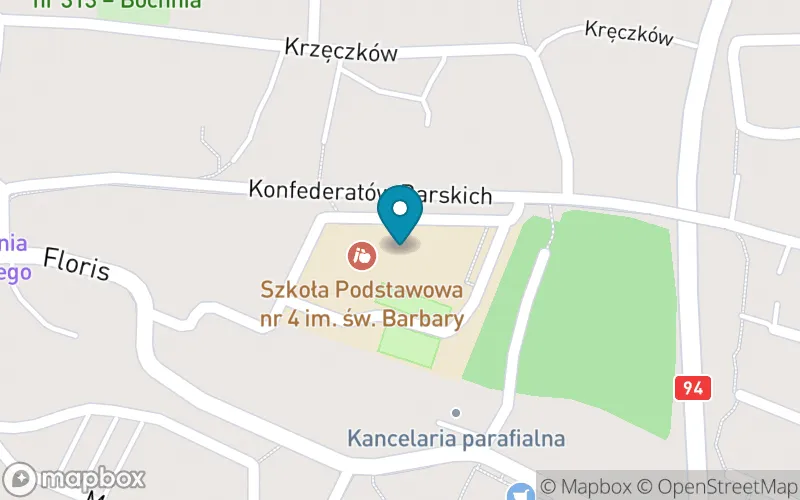 Lokalizacja: Szkoła Podstawowa nr 4 im. Św. Barbary w Bochni