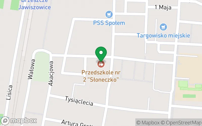 Lokalizacja: Przedszkole nr 2 z Oddziałami Integracyjnymi "Słoneczko" w Brzeszczach
