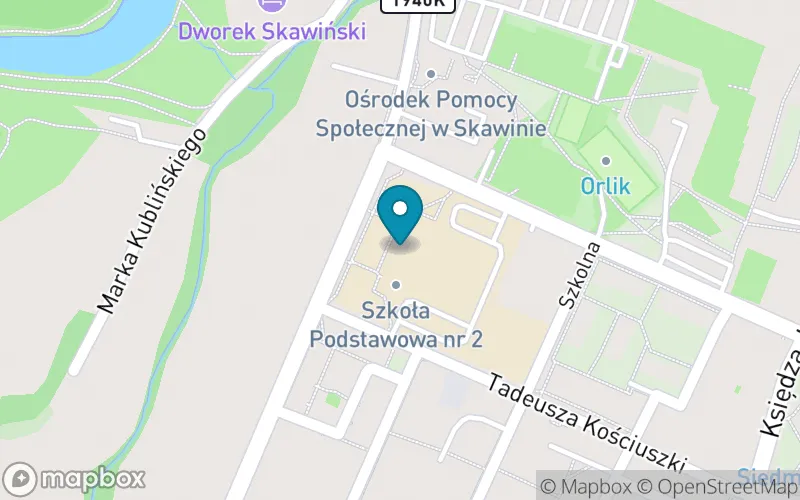 Lokalizacja: Szkoła Podstawowa nr 2 im. Kazimierza Wielkiego 32-050 Skawina, ul. Żwirki i Wigury 17