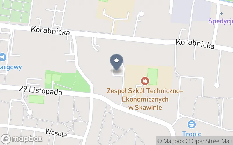 Lokalizacja: Centrum Kształcenia Zawodowego w Skawinie