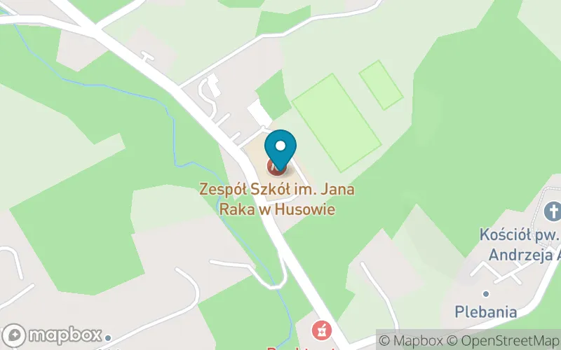 Lokalizacja: Szkoła Podstawowa im. Jana Raka w Husowie