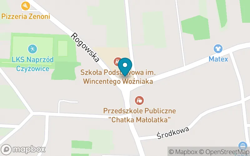 Lokalizacja: Szkoła Podstawowa im. Wincentego Woźniaka w Czyżowicach