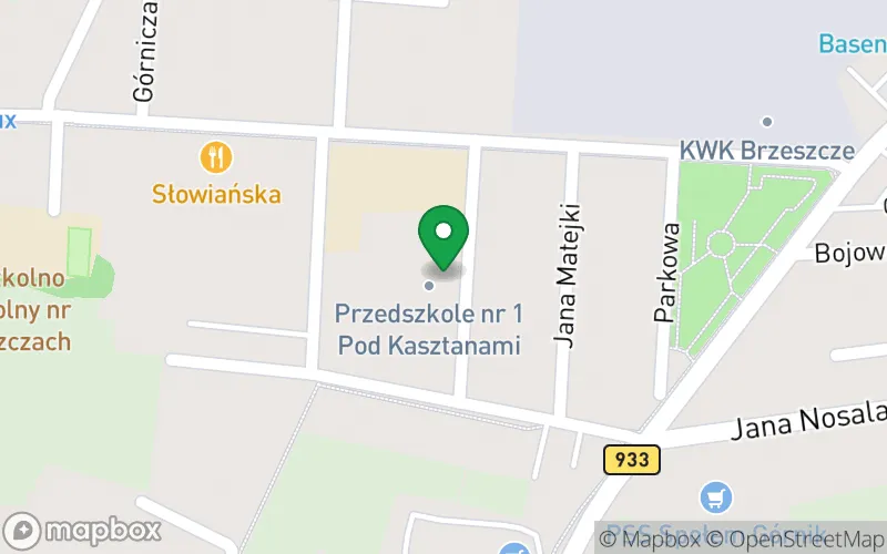 Lokalizacja: Przedszkole nr 1 "Pod Kasztanami" w Brzeszczach