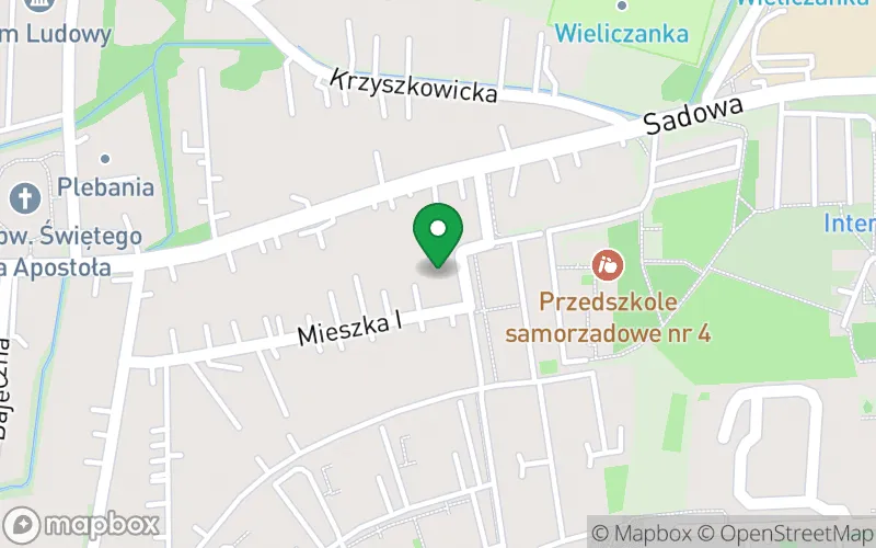 Lokalizacja: Niepubliczne Przedszkole Artystyczno-Językowe "Puchatkowo" w Wieliczce