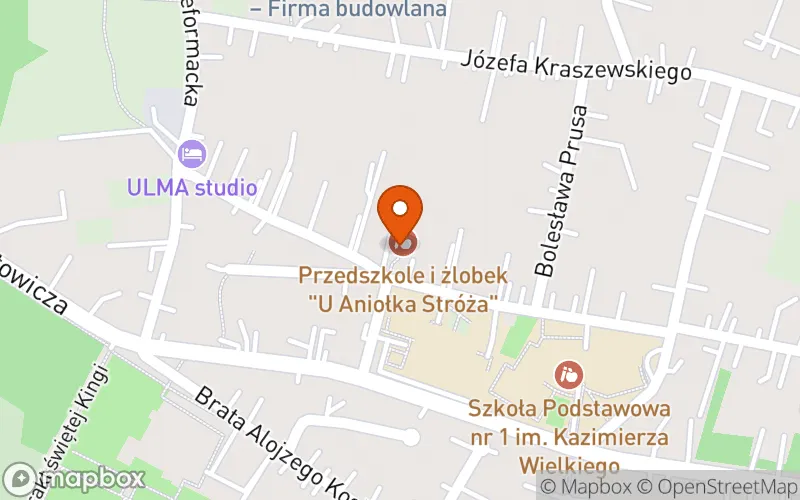 Lokalizacja: Żłobek Niepubliczny "U Aniołka Stróża"