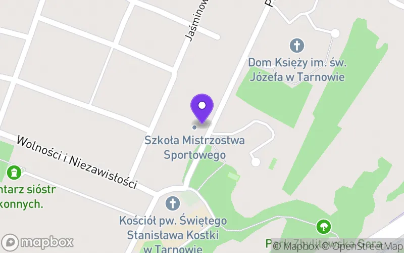 Lokalizacja: Liceum Ogólnokształcące Szkoły Mistrzostwa Sportowego ZKS Unia Tarnów