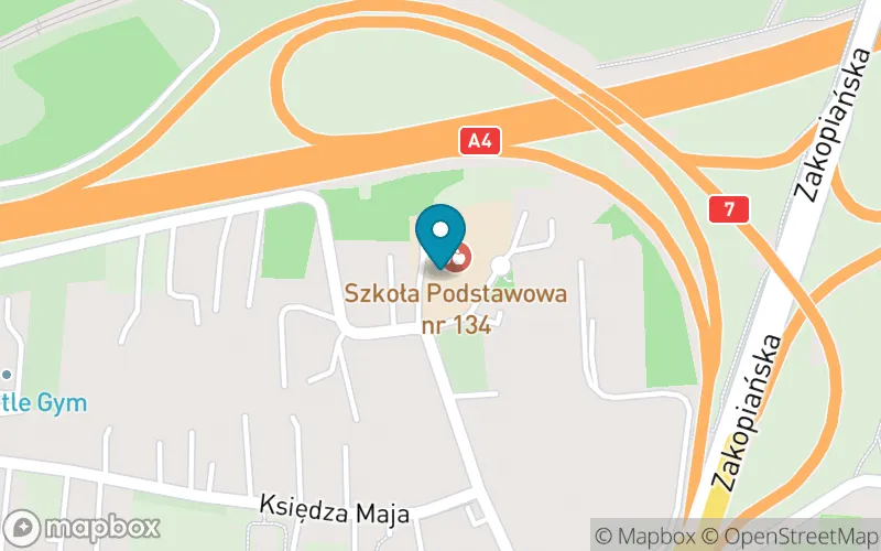 Lokalizacja: Szkoła Podstawowa nr 134 im. Stanisława Lema w Krakowie