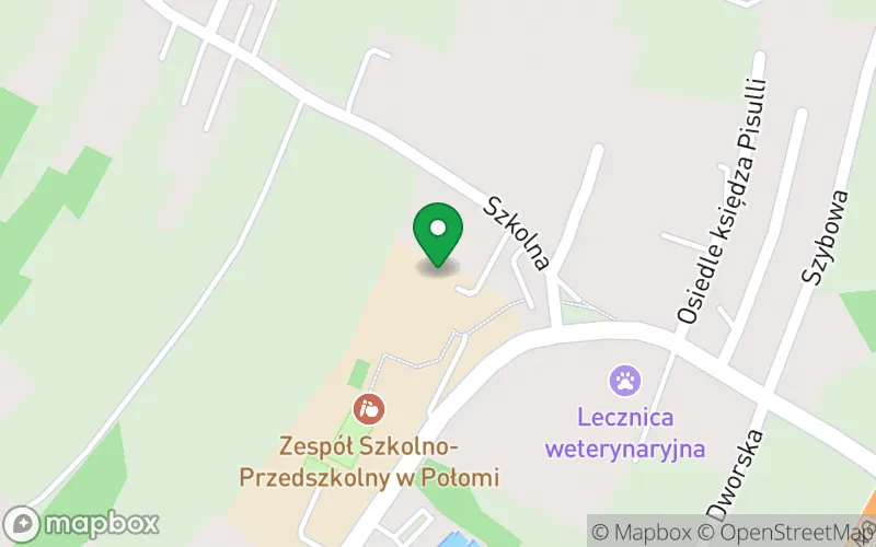 Lokalizacja: Gminne Przedszkole w Połomi