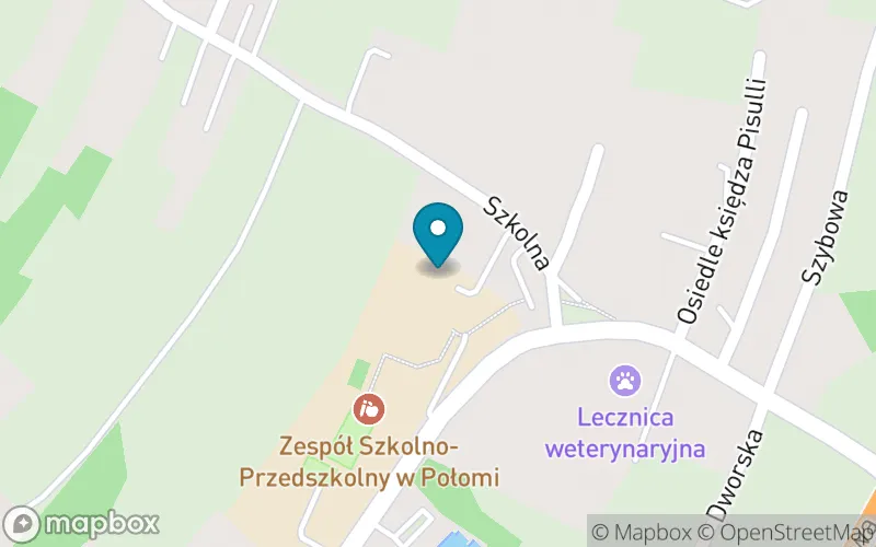 Lokalizacja: Szkoła Podstawowa w Połomi