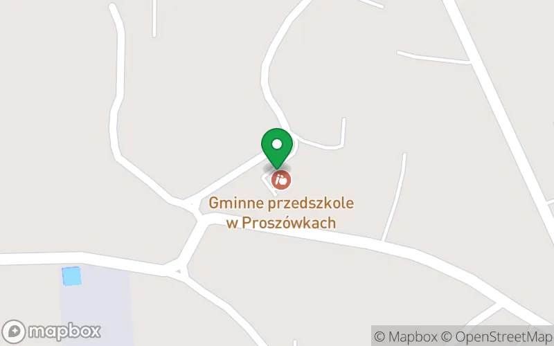 Lokalizacja: Gminne Przedszkole w Proszówkach