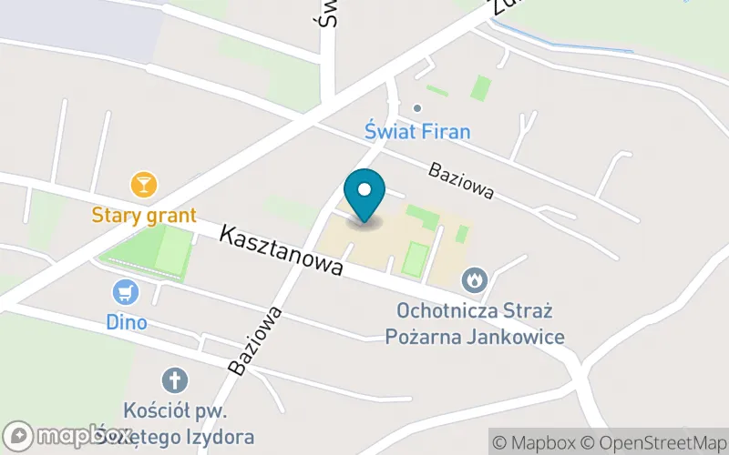 Lokalizacja: Szkoła Podstawowa w Jankowicach w Zespole Szkolno-Przedszkolnym w Jankowicach