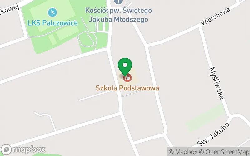 Lokalizacja: Niepubliczne Przedszkole Stowarzyszenia na Rzecz Rozowju Wsi Palczowice w Palczowicach