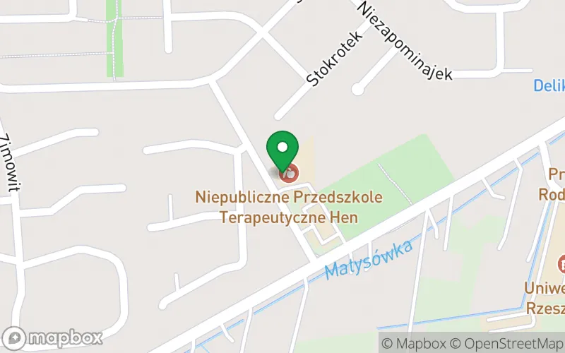 Lokalizacja: Niepubliczne Przedszkole Terapeutyczne Hen