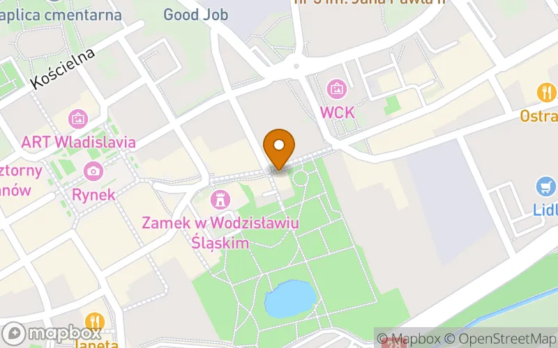 Lokalizacja: Niepubliczna Szkoła Policealna TEB Edukacja w Wodzisławiu Śląskim