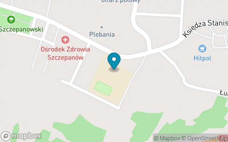 Lokalizacja: Publiczna Szkoła Podstawowa im. Bohaterów Westerplatte w Szczepanowie