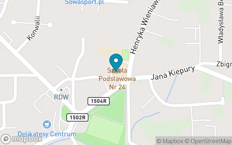Lokalizacja: Szkoła Podstawowa nr 24 im. Rudolfa Aurigi