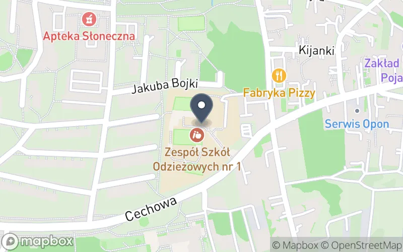 Lokalizacja: Zespół Szkół Odzieżowych nr 1 im. Stanisława Wyspiańskiego w Krakowie