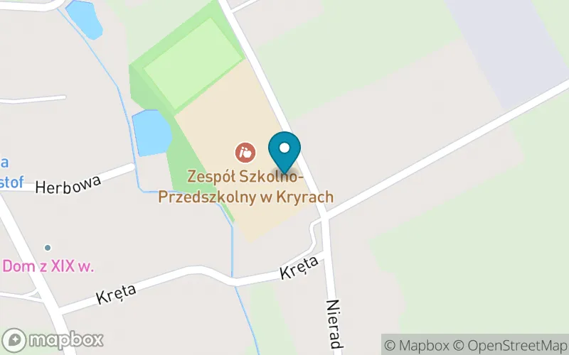 Lokalizacja: Szkoła Podstawowa im. Kornela Makuszyńskiego w Kryrach