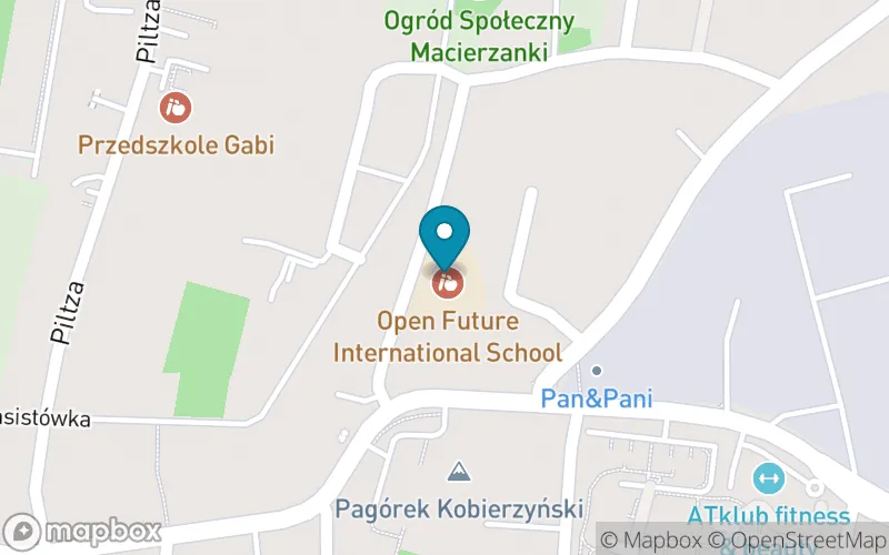 Lokalizacja: Niepubliczna Szkoła Podstawowa z Oddziałami Dwujęzycznymi Open Future International School w Krakowie