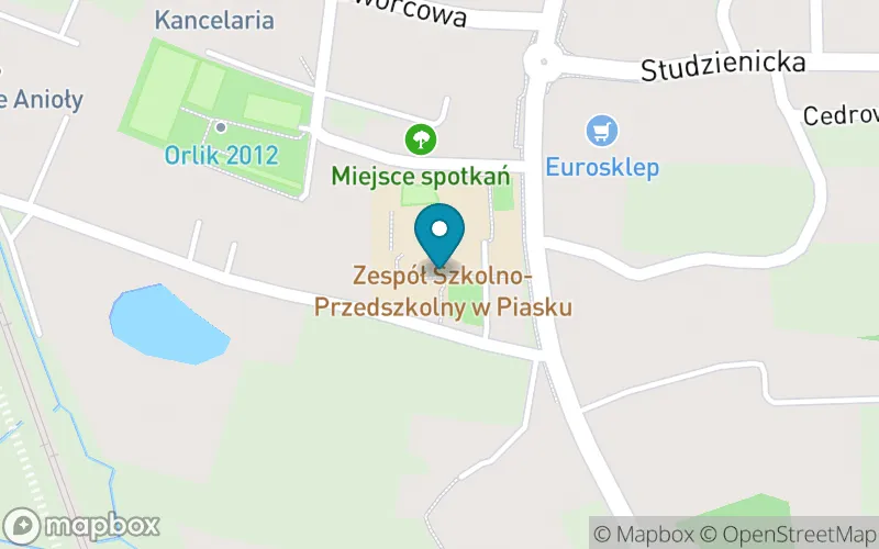Lokalizacja: Szkoła Podstawowa w Piasku w Zespole Szkolno-Przedszkolnym w Piasku