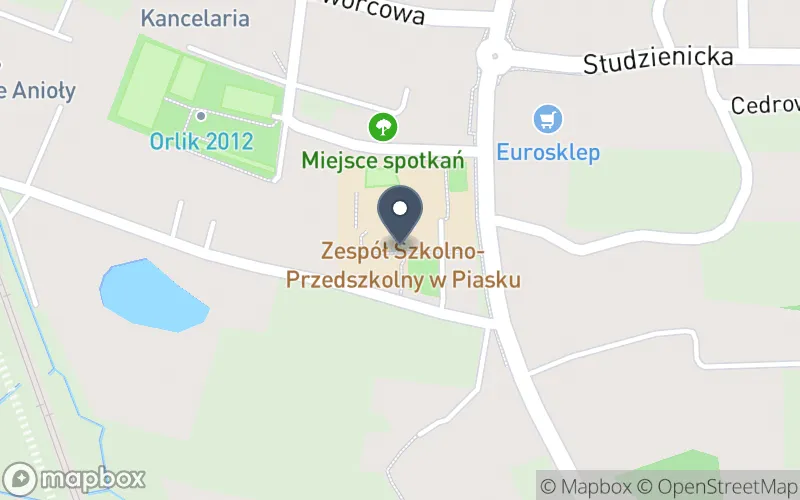 Lokalizacja: Zespół Szkolno-Przedszkolny w Piasku
