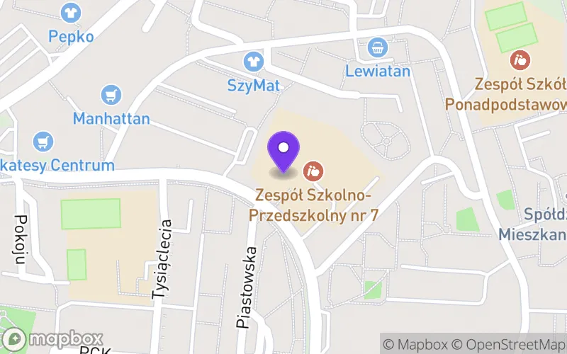 Lokalizacja: Liceum Ogólnokształcące dla Dorosłych "Adamantem" w Wodzisławiu Śląskim