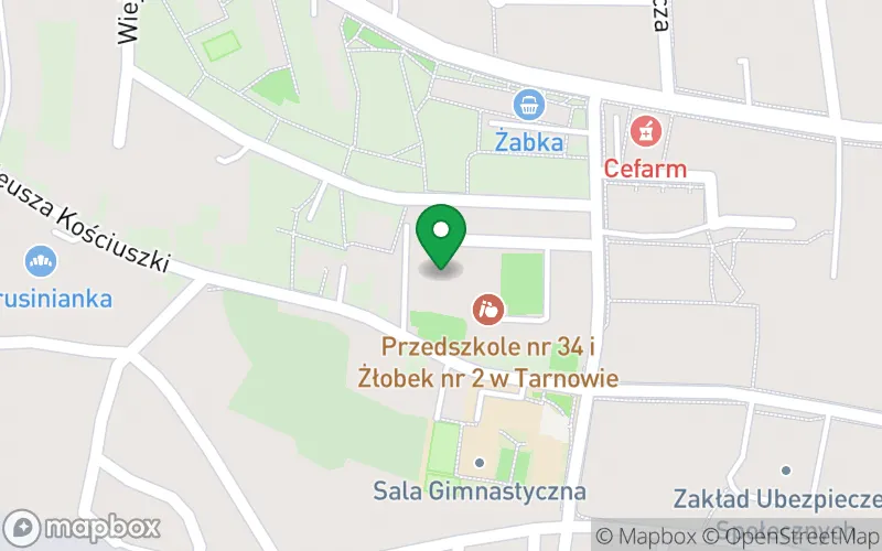 Lokalizacja: Przedszkole Publiczne nr 34 w Tarnowie