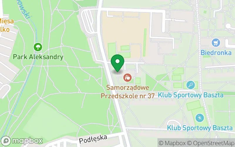 Lokalizacja: Samorządowe Przedszkole nr 37 w Krakowie