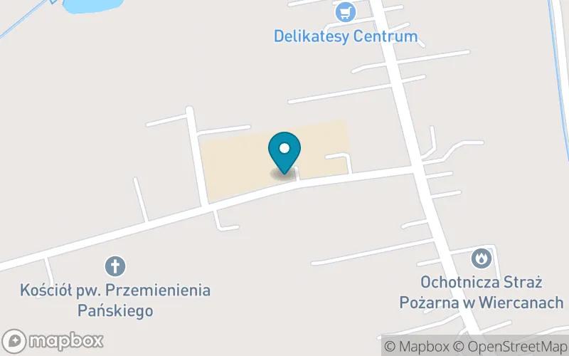 Lokalizacja: Szkoła Podstawowa w Wiercanach im. Bolesława Prusa