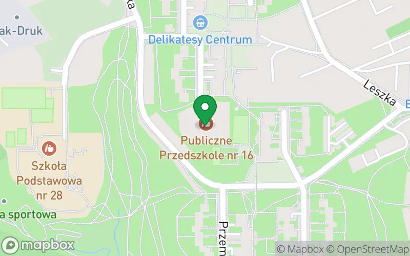 Lokalizacja: Publiczne Przedszkole nr 16