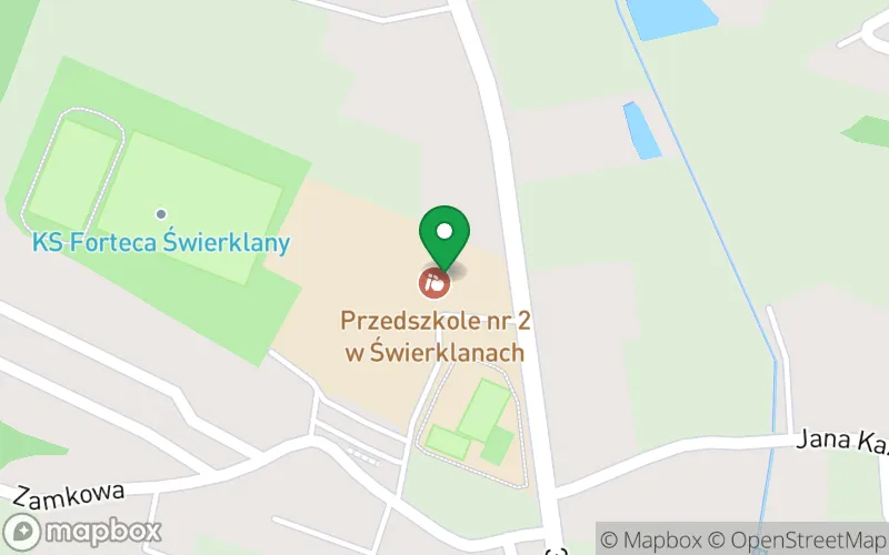 Lokalizacja: Przedszkole nr 2 w Świerklanach