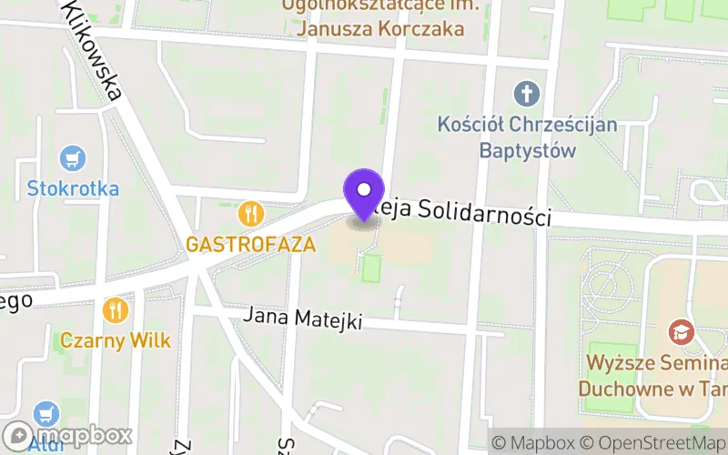 Lokalizacja: XVI Liceum Ogólnokształcące im. Armii Krajowej w Tarnowie