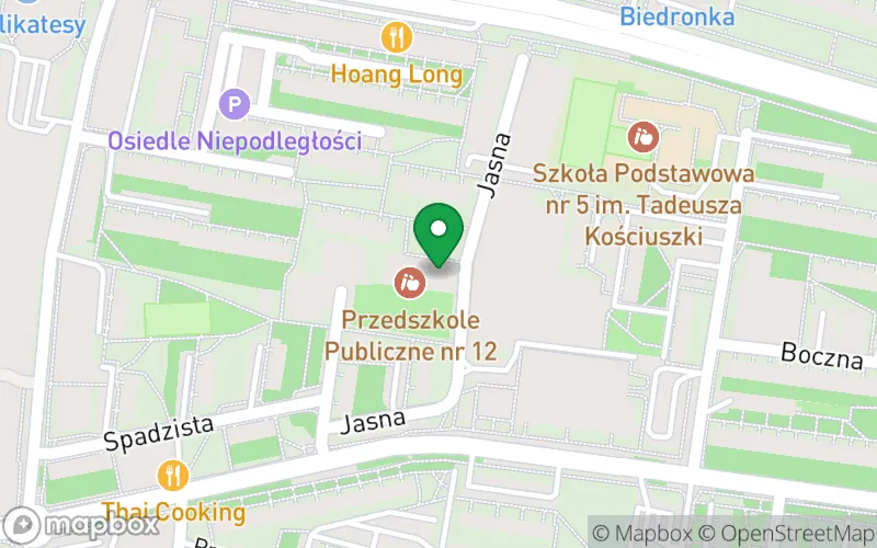 Lokalizacja: Przedszkole Publiczne nr 12 w Tarnowie