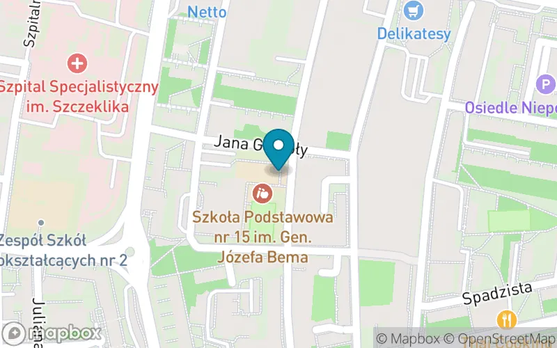 Lokalizacja: Szkoła Podstawowa nr 15 im. Gen. Józefa Bema w Tarnowie