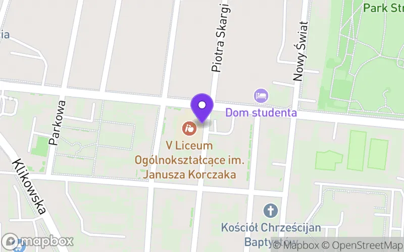 Lokalizacja: V Liceum Ogólnokształcące im. Janusza Korczaka w Tarnowie