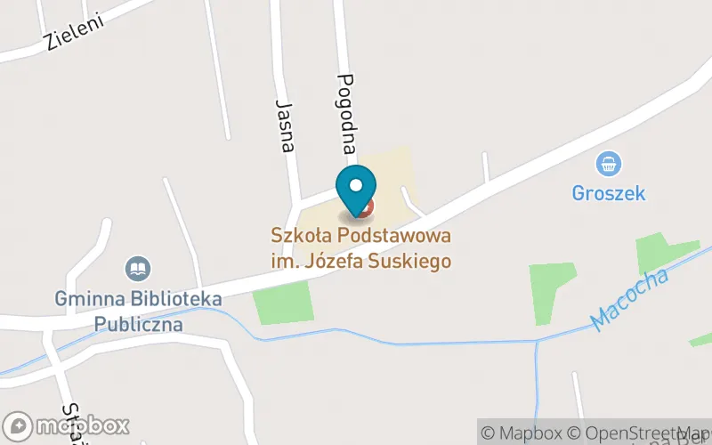 Lokalizacja: Szkoła Podstawowa im. Józefa Suskiego we Włosienicy