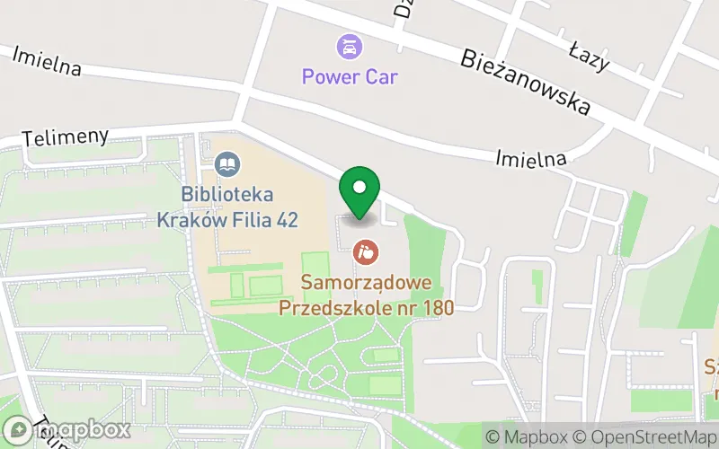 Lokalizacja: Samorządowe Przedszkole nr 180 w Krakowie