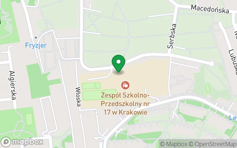 Lokalizacja: Samorządowe Przedszkole nr 32 im. Ludwika Jerzego Kerna w Krakowie