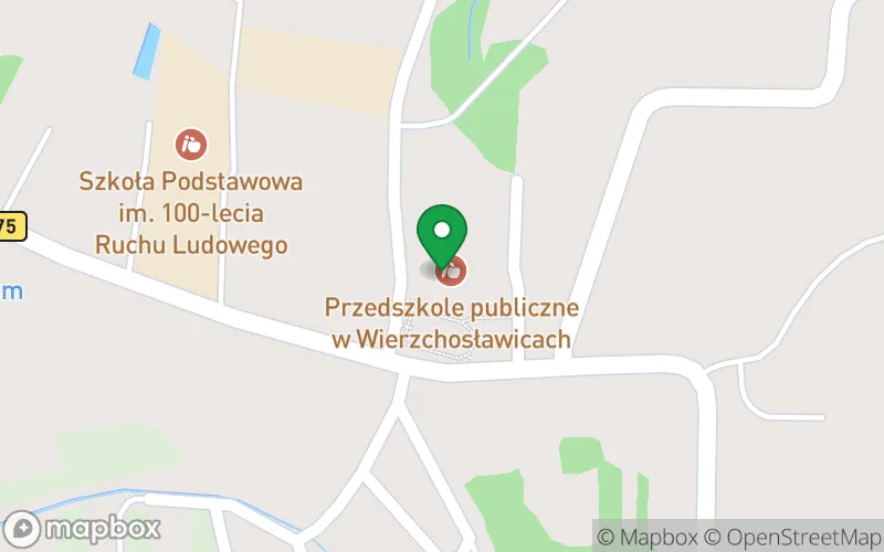 Lokalizacja: Przedszkole Publiczne w Wierzchosławicach