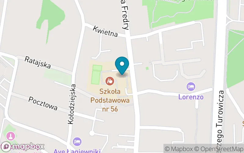Lokalizacja: Szkoła Podstawowa nr 56 im. Tadeusza Rejtana w Krakowie