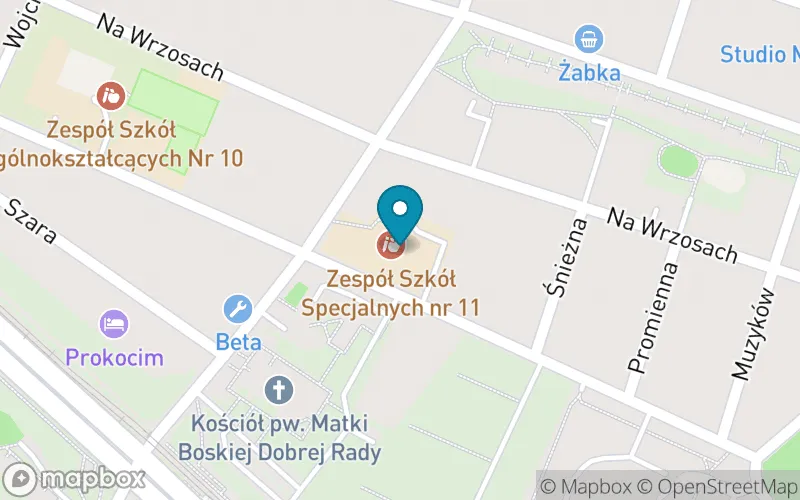 Lokalizacja: Szkoła Podstawowa Specjalna nr 150 w Krakowie