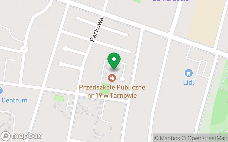 Lokalizacja: Przedszkole Publiczne nr 19 w Tarnowie