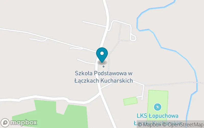 Lokalizacja: Szkoła Podstawowa w Łączkach Kucharskich
