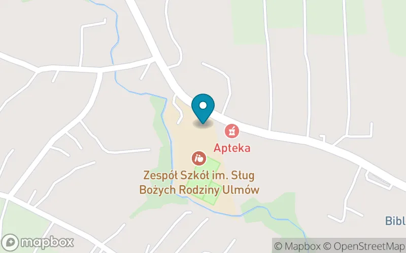 Lokalizacja: Szkoła Podstawowa im. Błogosławionej Rodziny Ulmów w Markowej