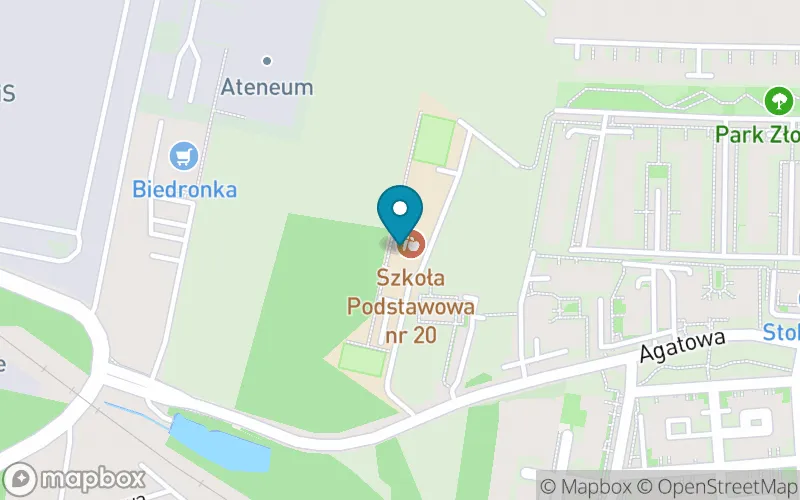 Lokalizacja: Szkoła Podstawowa nr 20 w Krakowie