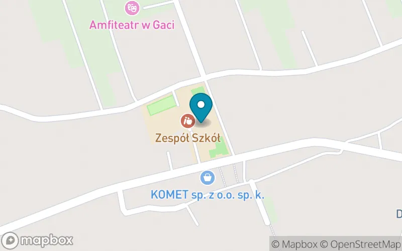 Lokalizacja: Szkoła Podstawowa im. Ignacego Solarza w Gaci