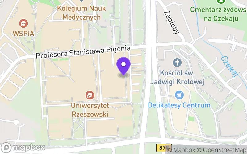 Lokalizacja: Zaoczne Liceum Ogólnokształcące "Cosinus" w Rzeszowie